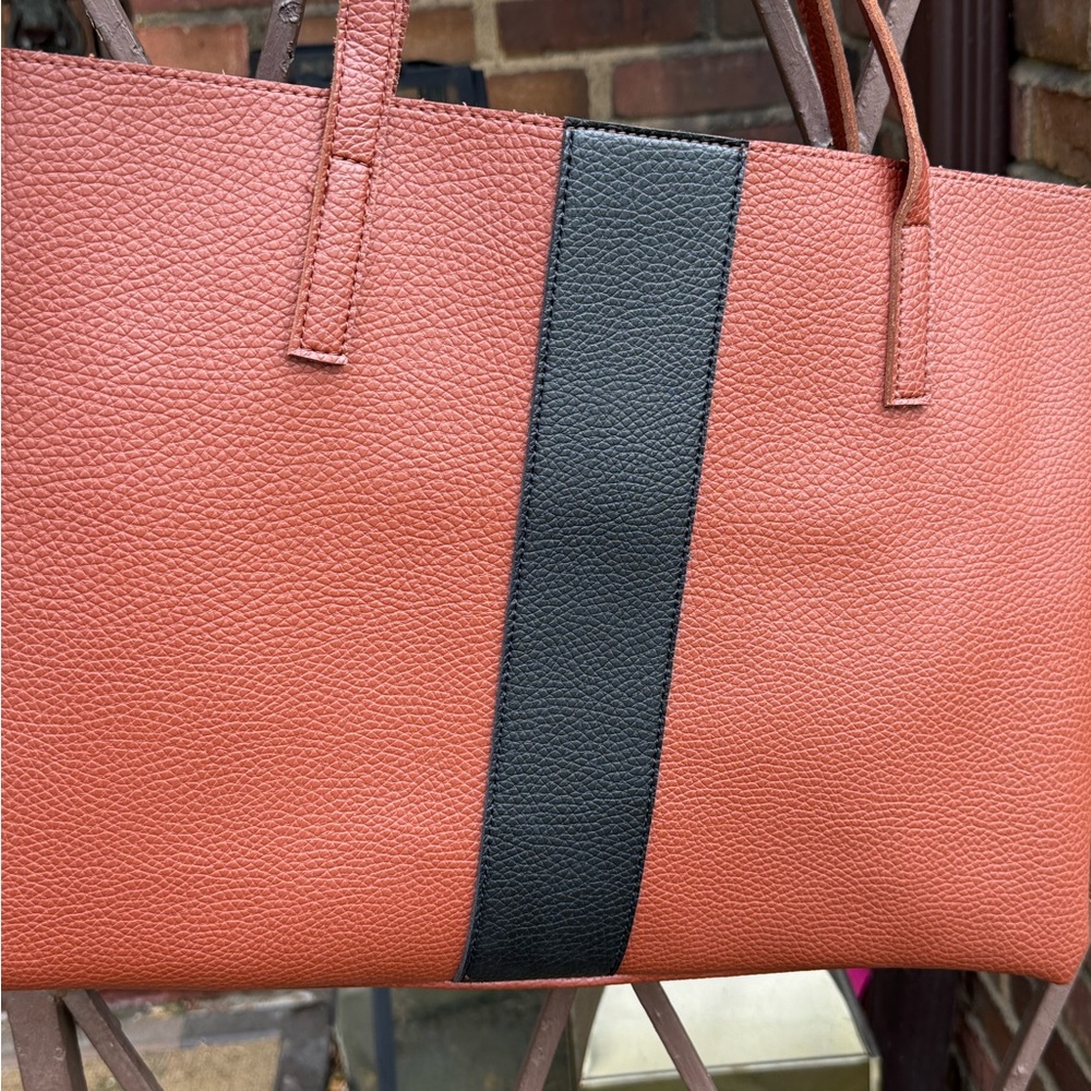 Elegant Mahogany and Black Tote Bag or Laptop 💻 Carrier